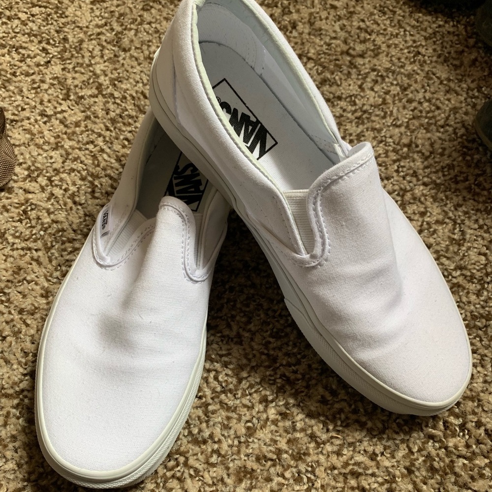 New all white vans